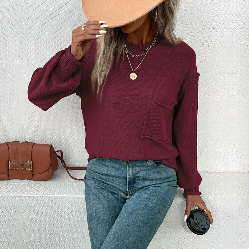 Elegant Multicolor Knit Top
