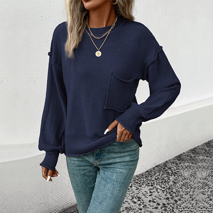 Elegant Multicolor Knit Top